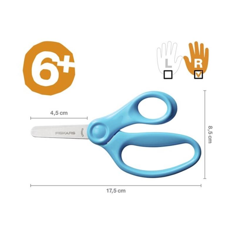 Fiskars Kinderschere 13cm türkis 6+